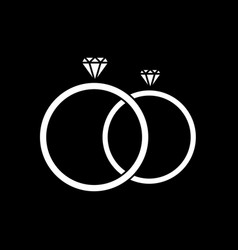 Couple Ring Icon Logo Image