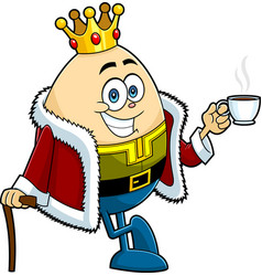 Humpty Dumpty King Egg Cartoon Character