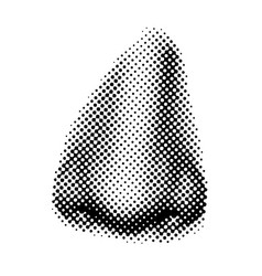 Nose Breath Halftone Sticker