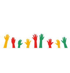 Raising Hands Design Hand Hands