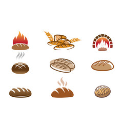 Creative Bread And Bakery Collection Logo