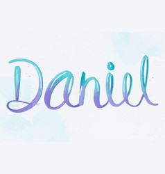 Cursive Daniel Two Tone Font Typography