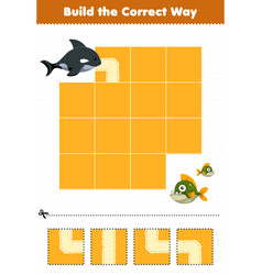 Education Game For Children Build The Correct Way