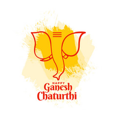 Hindu Traditional Ganesh Chaturthi Banner