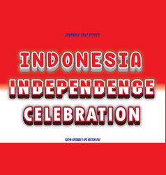 Indonesia Independence Celebration Editable Text