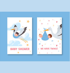 Birthday And Baby Shower Invitation Designs Set