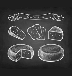 Gouda Cheese Chalk Sketch Set