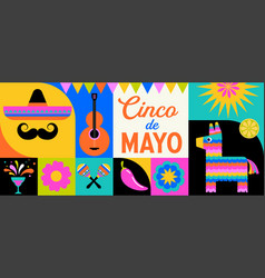 Cinco De Mayo Colorful Fun Design Mexican Fiesta