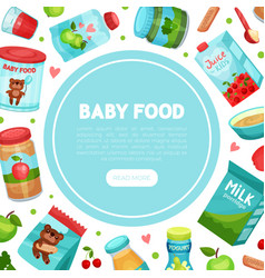 Baby Food Landing Page Template Organic Meal