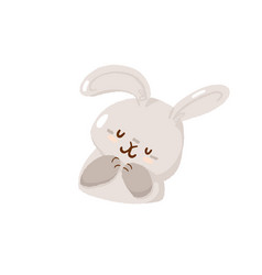 Cute Easter Hunt Egg Bunny With Big Ears Concept