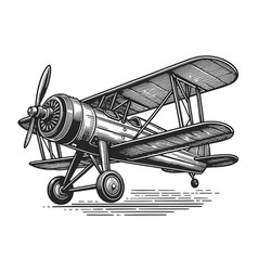 Classic Biplane Airplane