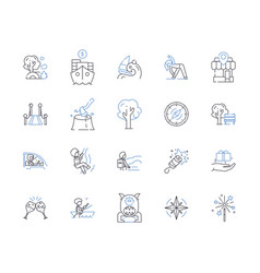 Wearable Technology Line Icons Collection