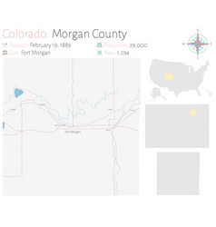 Map Morgan County In Colorado