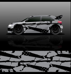 Rally Car Decal Graphic Wrap