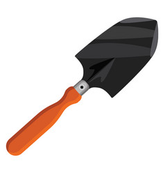 Small Shovel On A White Background