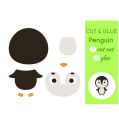 Cut And Glue Paper Little Penguin Kids Crafts