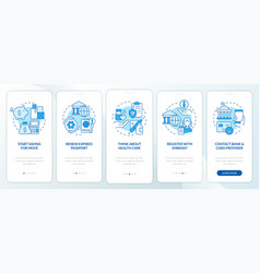 Prepare To Travel Guide Blue Onboarding Mobile