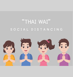 Thai Wai Social Distancing