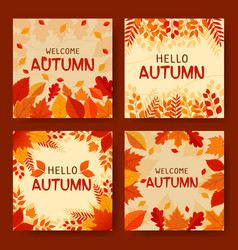 Welcome Autumn Social Media Post Design