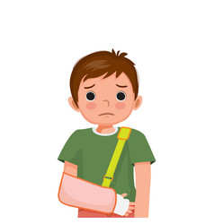 Little Boy With Broken Arm