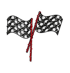 Final Lap Flags Icon Image