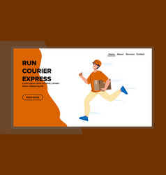 Man Run Courier Express