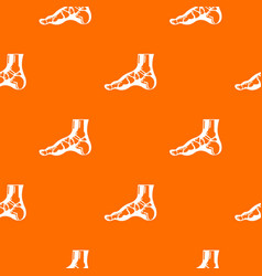 Xray Foot Pattern Orange