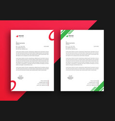 Business Style Letter Head Templates Design