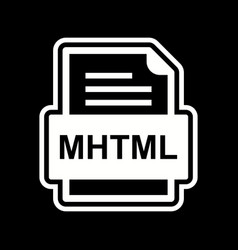 Mhtml File Document Icon