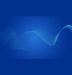 Abstract Blue Wave Lines Background