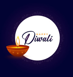 Diwali Festival Invitation Card Design Template