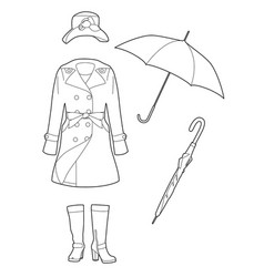 Drawing Rainwear