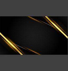 Geometric Style Glowing Golden Line Wallpaper