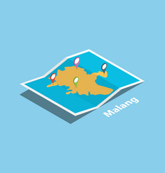 Malang Indonesia Java Explore Maps With Isometric