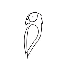 Parrot Bird Icon Logo