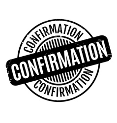 Confirmation rubber stamp Royalty Free Vector Image