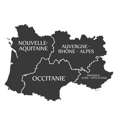 Nouvelle - Aquitaine - Occitanie - Auvergne