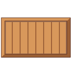 Wooden Banner Isolated Cartoon