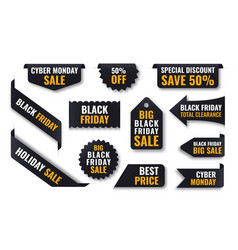 Black Friday Sale Label Price Tag Banner Sticker