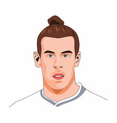 Gareth Bale Sketch Isolated Style