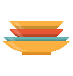 Stack Of Plates Icon