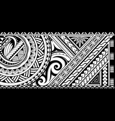 Armband Tattoo In Tribal Polynesian Style