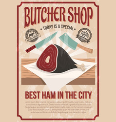 Butcher Shop Poster