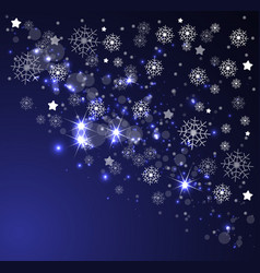 Christmas And New Year Night Sky