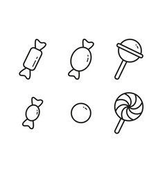 Set Of Candy Icons