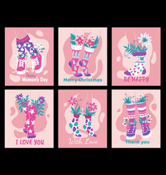 Cards For Holidays And Greetings With Funny Socks