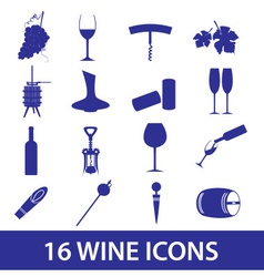 Wine Icon Set Eps10