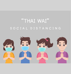 Thai Wai Social Distancing