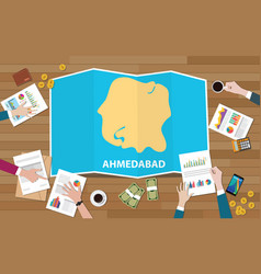 Ahmedabad India City Region Economy Growth