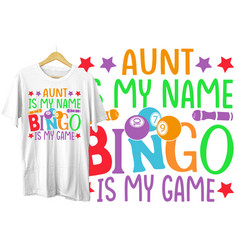 Aunt Bingo Game Svg Design